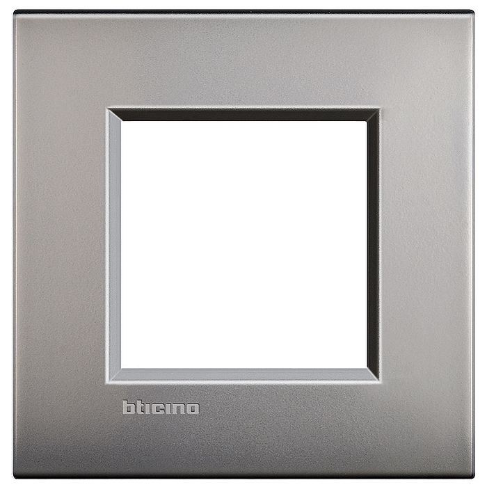 Рамка 1 пост BTicino LIVING LIGHT, никель матовый, LNE4802NK